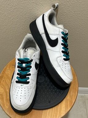 Nike Air Force 1 White Black Teal DR0155-100